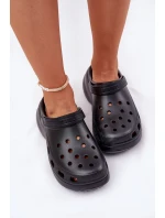 Pěnové Dámské Sandály Na Masivní Podešvi Big Star RR274A118 Černé Pěnové Dámské Sandály Na Masivní Podešvi Big Star RR274A118 Černé