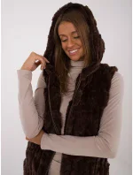 Kamizelka AT KZ ciemny brązowy model 20479790 - FPrice Kamizelka AT KZ ciemny brązowy model 20479790 - FPrice