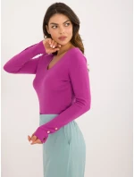 Jumper AT SW 2334.49 tmavě fialový Jumper AT SW 2334.49 tmavě fialový