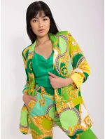 Marynarka DHJ MA jasny zielony model 20087921 - FPrice Marynarka DHJ MA jasny zielony model 20087921 - FPrice