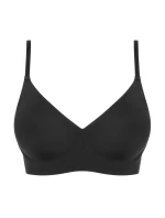 Jednoduchá košilová podprsenka Černá - Julimex