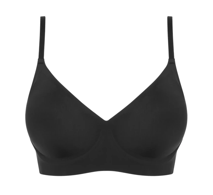 Jednoduchá košilová podprsenka Černá - Julimex