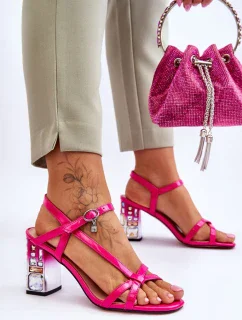 Sandály na podpatku  model 179864 Step in style