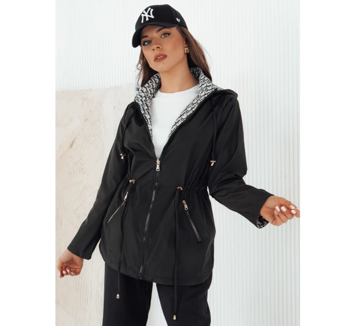 Dámská bunda parka BEGET černá FashionStreet TY4264 Dámská bunda parka BEGET černá FashionStreet TY4264