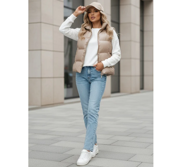 Dámské džínové kalhoty s rovnými nohavicemi a páskem TENDJEN blue FashionStreet UY2497