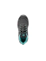 Trollkids Kids Trolltunga Hiker Low anthracite/mint nepromokavé turistické boty pro chlapce/dívky (155-609)