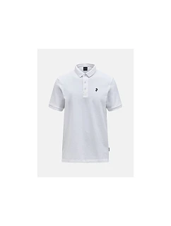 Pánské tričko PEAK PERFORMANCE M Classic Cotton Polo, bílá barva