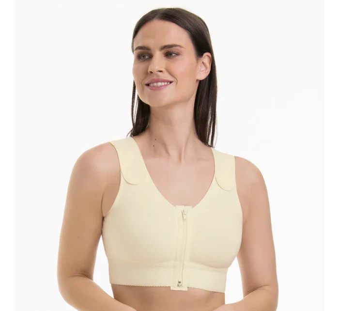 Valencia kompresní podprsenka oboustran.,zap. vpředu 1194X champagne - Anita Care