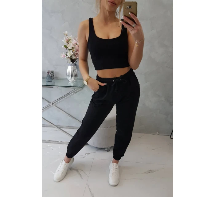 Souprava top+kalhoty černá Souprava top+kalhoty černá