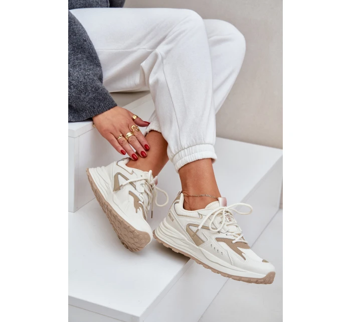 Dámské Sportovní Boty Big Star NN274A096 HI-POLY SYSTEM Béžové Dámské Sportovní Boty Big Star NN274A096 HI-POLY SYSTEM Béžové