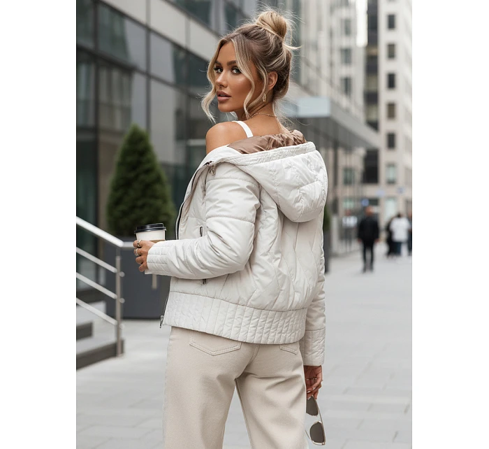 Dámská přechodová bunda FALES bílá FashionStreet TY4204