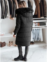 Dámská zimní bunda s kožešinou černá Dstreet model 21979668 - FashionStreet
