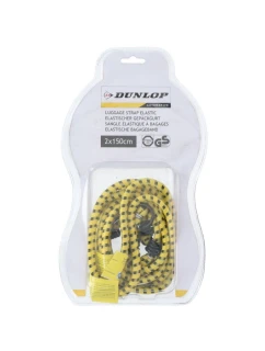 Montážní pásky na zavazadla DUNLOP DÉLKA 150 cm 2 ks ŽLUTÁ