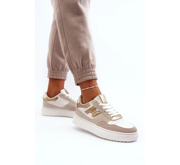 Dámské nízké tenisky béžové model 21651086 - Boto Dámské nízké tenisky béžové model 21651086 - Boto