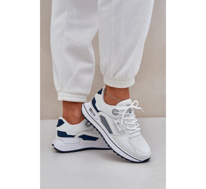 Sportovní Boty Tenisky Dámské Big Star NN274A103 HI-POLY SYSTEM Bílá-Námořnická Sportovní Boty Tenisky Dámské Big Star NN274A103 HI-POLY SYSTEM Bílá-Námořnická