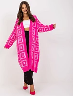 Dámský svetr LC SW 0296 fluo růžový