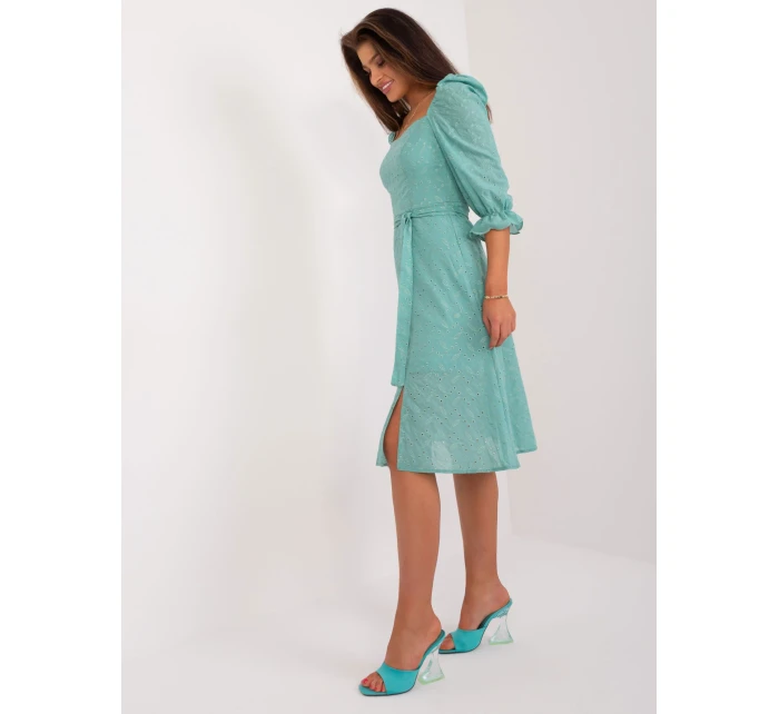 Sukienka LK SK model 19915324 mietowy - FPrice Sukienka LK SK model 19915324 mietowy - FPrice