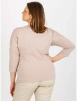 Dámská halenka RV BZ 8457.47P béžová - FPrice