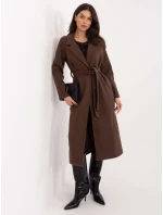 Kabát TW EN BI 5312A.85 hnědý