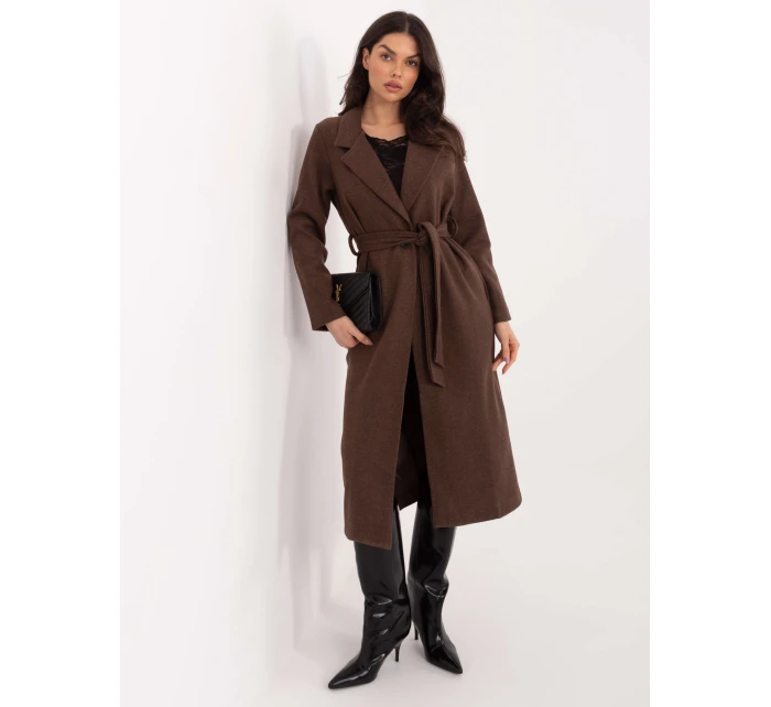 Kabát TW EN BI 5312A.85 hnědý