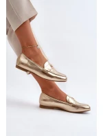 Dámské mokasíny na plochém podpatku Gold Sylvaine Dámské mokasíny na plochém podpatku Gold Sylvaine