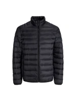 Jack&Jones pánská péřová bunda JJEBRADLEY LIGHT PUFFER COLLAR NOOS 12280971 BLACK