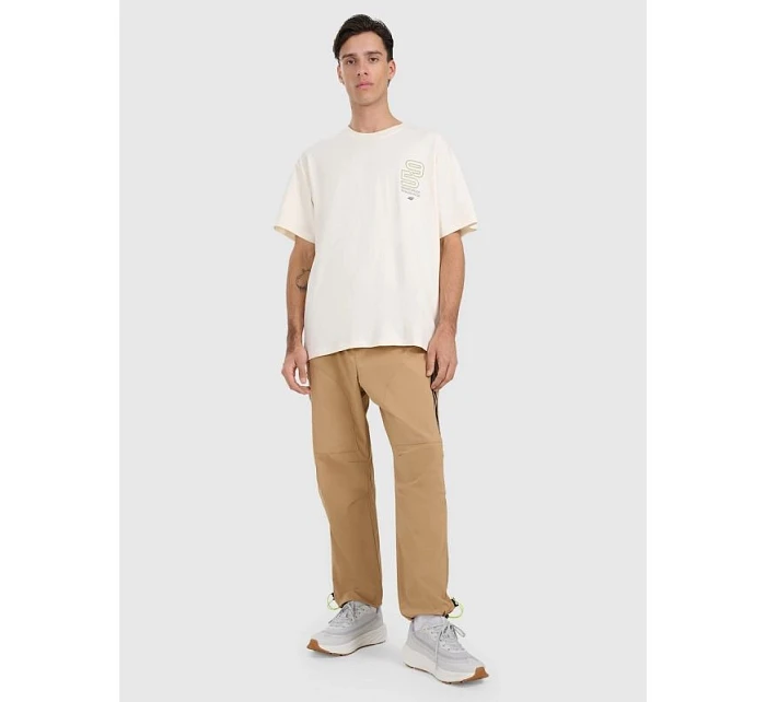 Pánské tričko oversize s potiskem 4F 4FRAW25TTSHM3220-11S