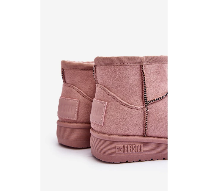 Dívčí Sněhové Boty S Kožešinou S Růžový Betty model 21637269 - Big Star Shoes Dívčí Sněhové Boty S Kožešinou S Růžový Betty model 21637269 - Big Star Shoes