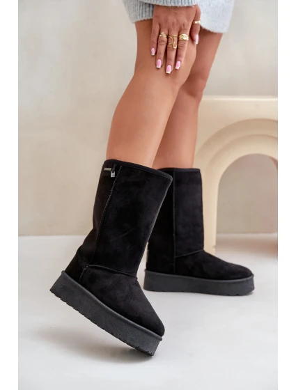 Vysoké Sněhule Na Platformě Big Star model 21679175 Černé - Big Star Shoes
