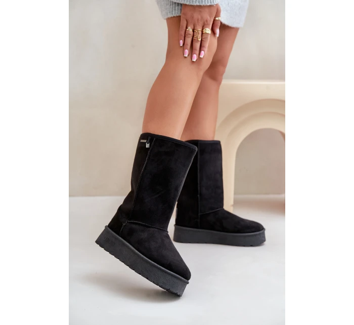 Vysoké Sněhule Na Platformě Big Star model 21679175 Černé - Big Star Shoes