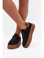 Dámské tenisky na platformě Big Star SS274761 Černé Dámské tenisky na platformě Big Star SS274761 Černé