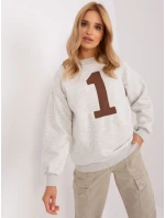 Mikina EM BL 617 9.11X světle šedá Mikina EM BL 617 9.11X světle šedá