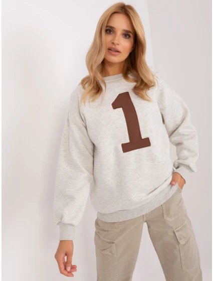 Mikina EM BL 617 9.11X světle šedá Mikina EM BL 617 9.11X světle šedá