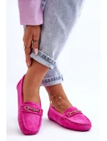 Dámské klasické semišové mokasíny růžové Corinell Dámské klasické semišové mokasíny růžové Corinell