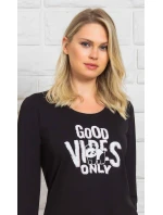 Dámské pyžamo dlouhé Good model 16296983 - Vienetta Secret