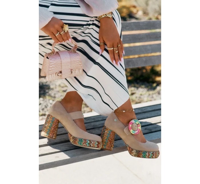 Lodičky na sloupku model 212999 Step in style