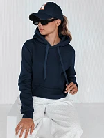 Dámská mikina s kapucí BASIC navy blue BY0561