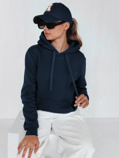 Dámská mikina s kapucí BASIC navy blue BY0561