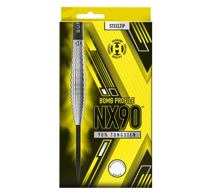 Šipky Harrows NX-90 BOMB 90% steeltip