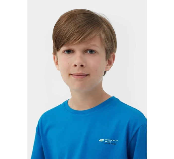 Chlapecké tričko 4F Junior s potiskem svítícím ve tmě