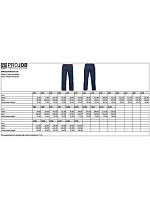 2501 Waistpants Pánské pracovní kalhoty navy model 22462386 - ProJob 2501 Waistpants Pánské pracovní kalhoty navy model 22462386 - ProJob