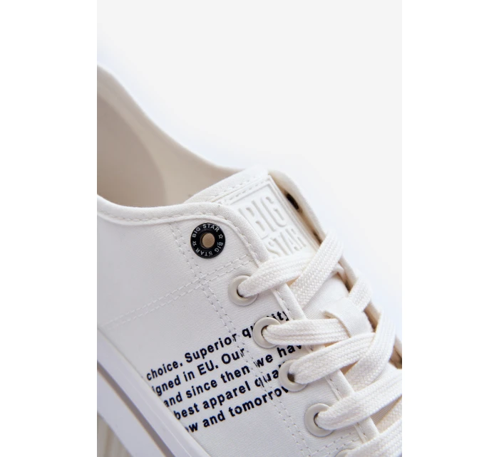 Pánské tenisky Big Star LL174204 Bílé Pánské tenisky Big Star LL174204 Bílé