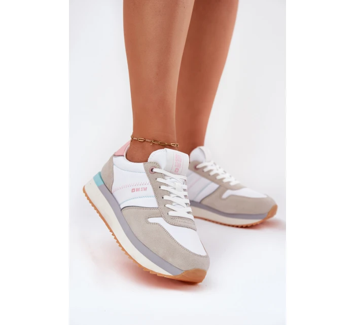 Semišové Dámské Tenisky Big Star HIPOLY SYSTEM model 21693001 - Big Star Shoes Semišové Dámské Tenisky Big Star HIPOLY SYSTEM model 21693001 - Big Star Shoes