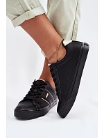 Dámské perforované tenisky Big Star TT274290 Černé