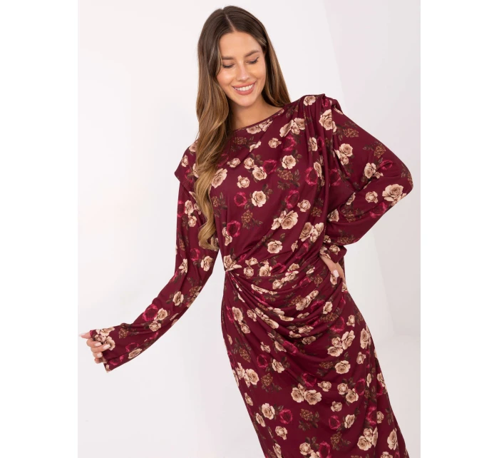 Sukienka IT SK  bordowy model 21441244 - FPrice