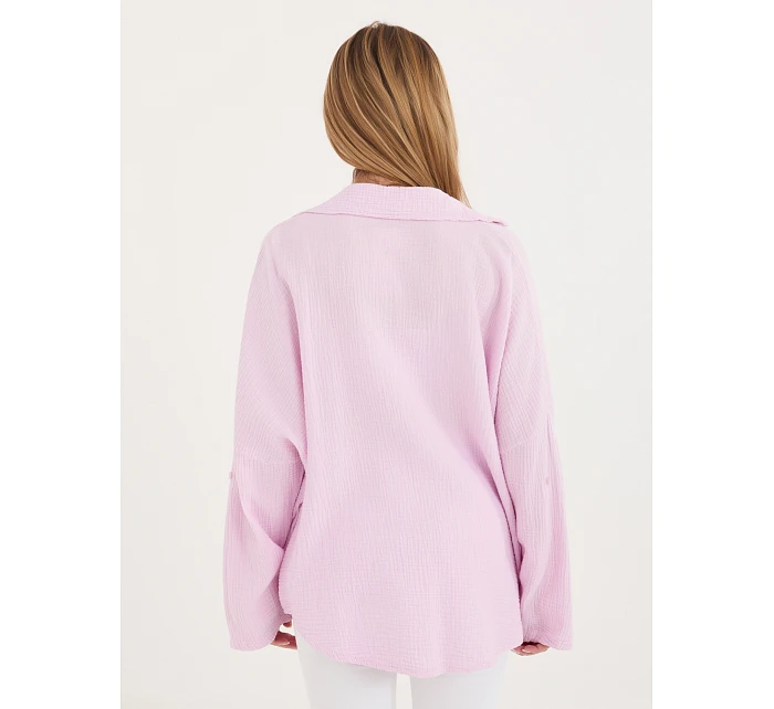 Koszula MI KS model 22102615 jasny różowy - FPrice