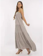 Sukienka MI SK model 21156200 ciemny bezowy - FPrice