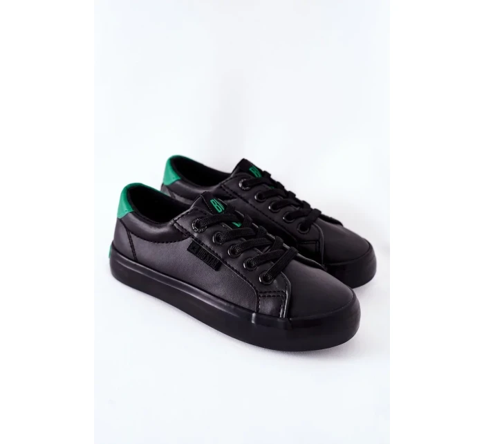 Children's Leather Sneakers BIG STAR DD374147 Black Children's Leather Sneakers BIG STAR DD374147 Black