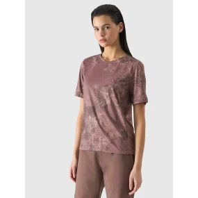 Dámské rychleschnoucí cyklistické triko 4F - růžové Dámské rychleschnoucí cyklistické triko 4F - růžové