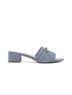 Luxusní modré  nazouváky dámské Obcas